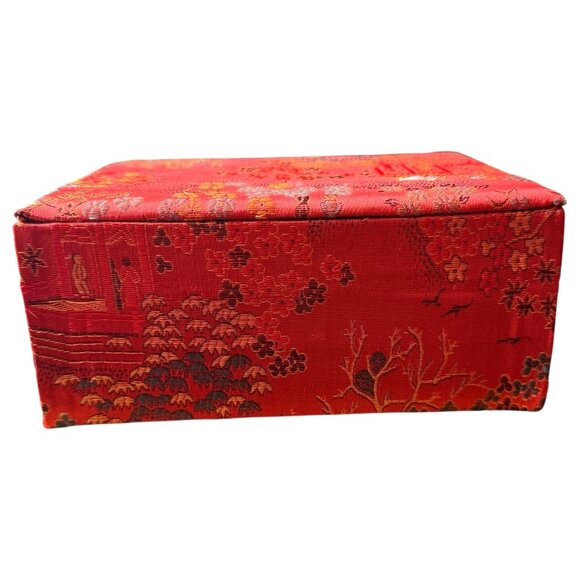 Shiloushan Baoding Balls 4 Piece Marble Stone Chinese Health Embroidered Red Box - Picture 8 of 11